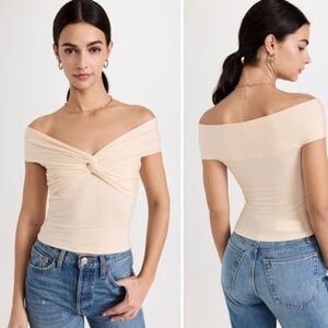 Reformation Ezlynn Knit Top
